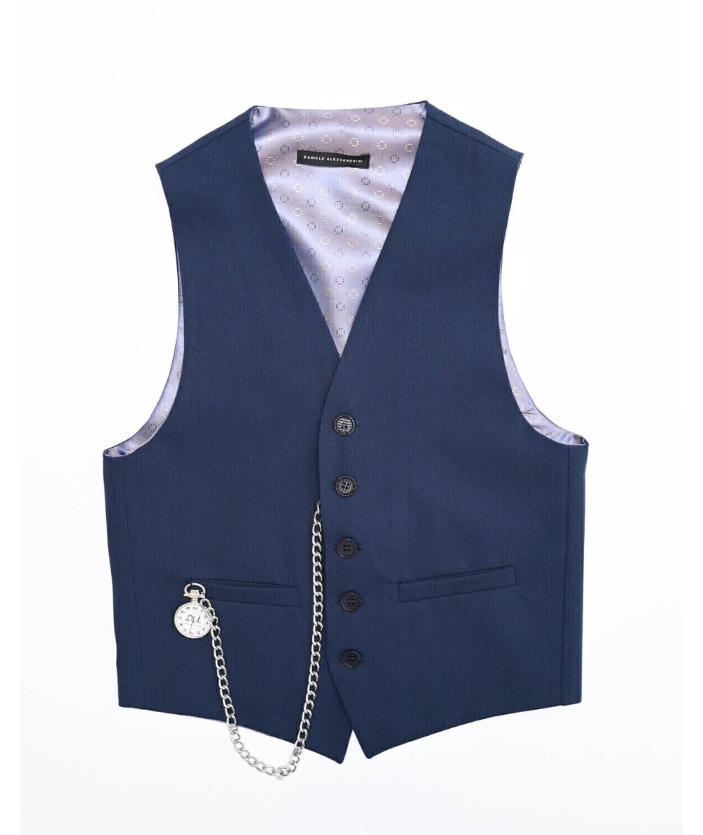 Gilet Bambino Elegante Blu