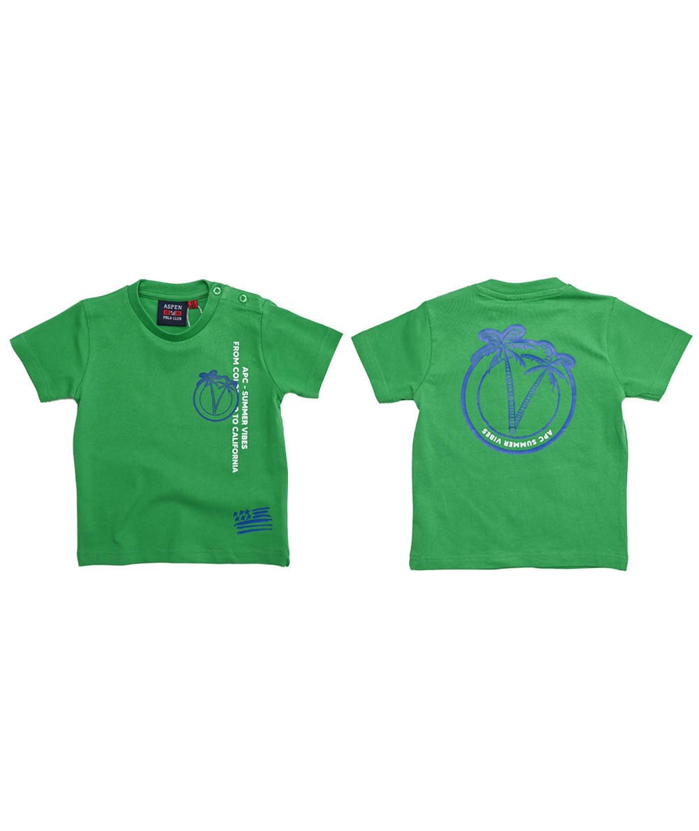 T-Shirt Manica Corta Neonato con Stampa