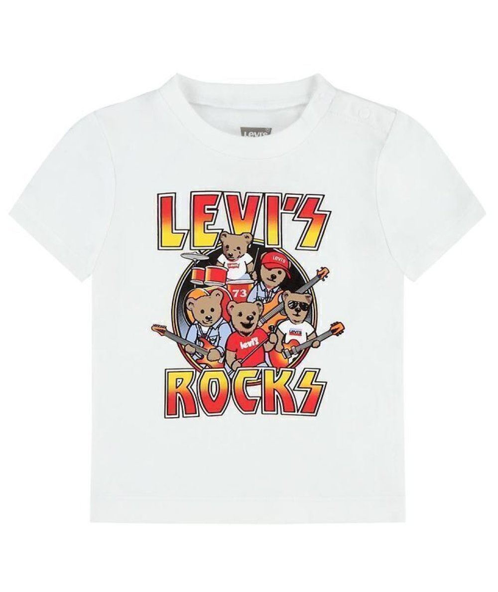 T-Shirt Bambino con Stampa Rock and Roll Tee