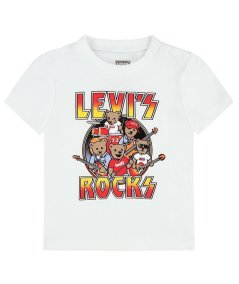 T-Shirt Bambino con Stampa Rock and Roll Tee