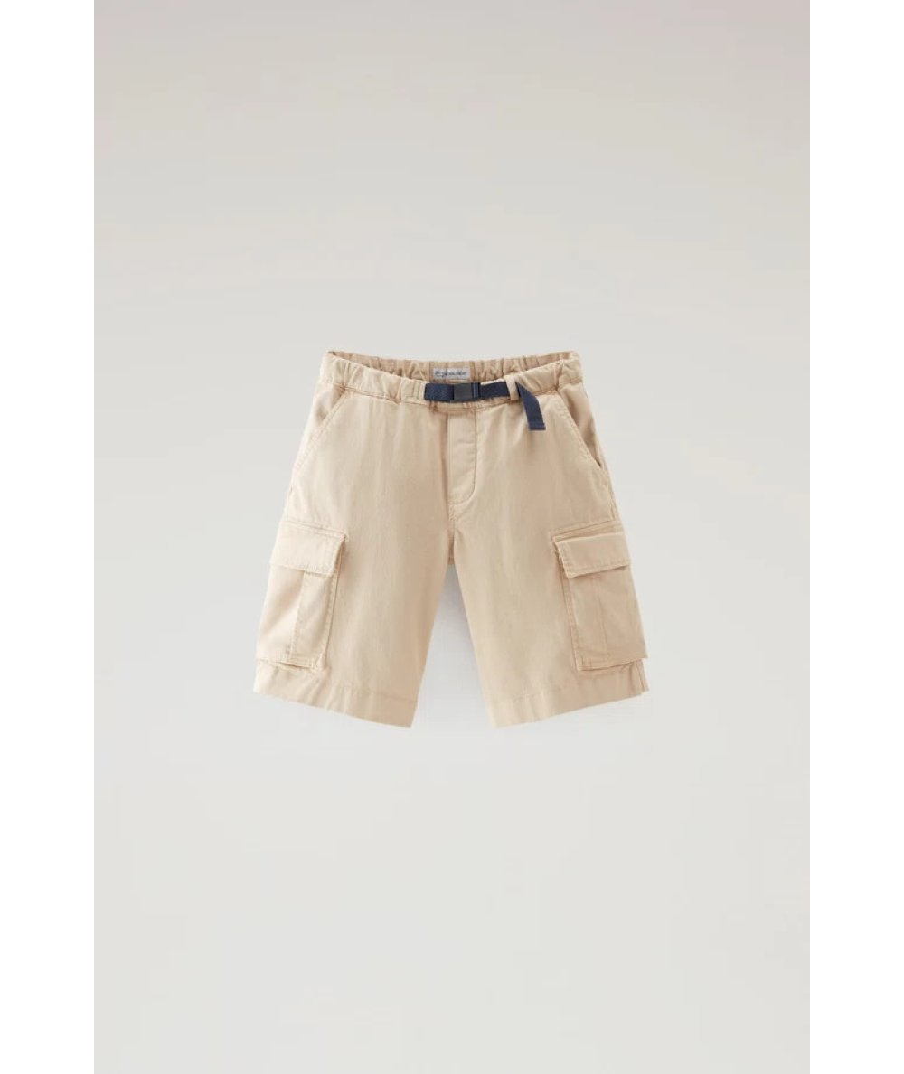 Pantalone Short Cargo Elasticizzato Bambino