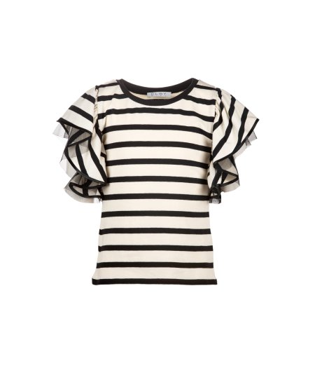 T-Shirt Bambina a Righe Elica