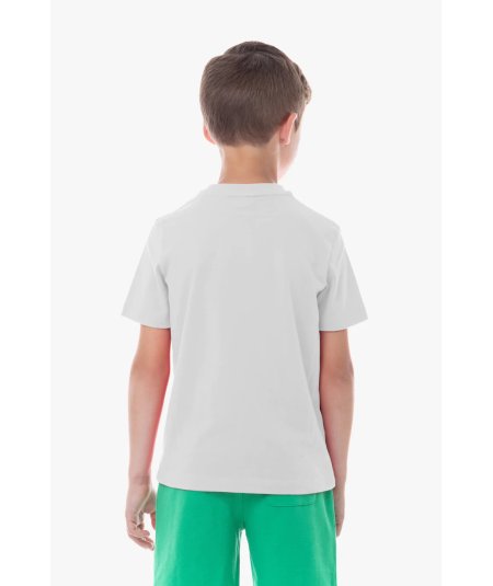 T-shirt da bambino a manica corta con logo U.S. Polo Assn.