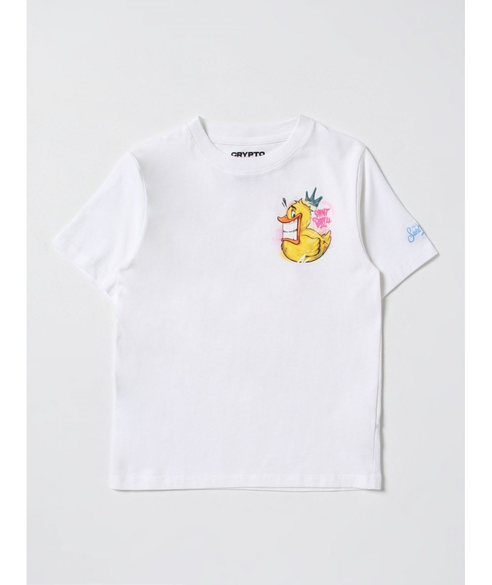 T-Shirt Bambino con Stampa Duck