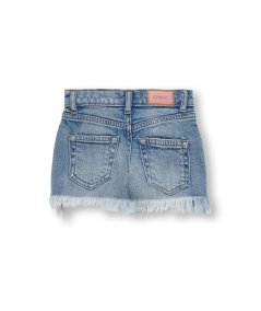 Short Jeans Bambina con Frange