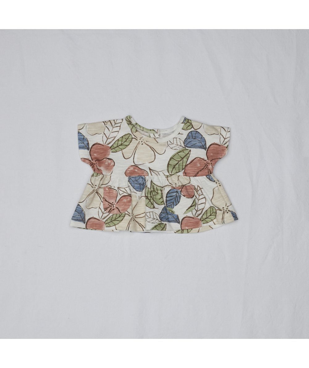 T-shirt Neonata Fantasia Fiori