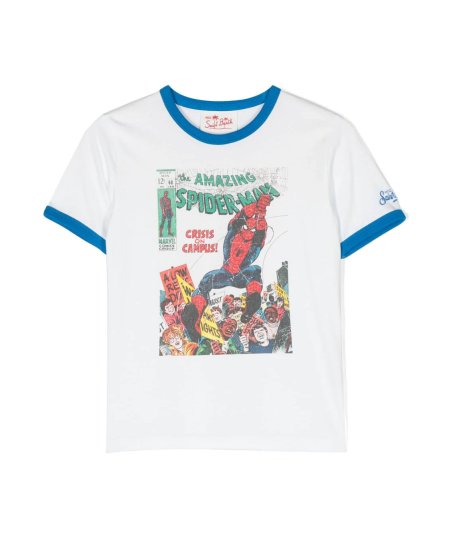 T-Shirt Bambino con Stampa Grafica Supereroe