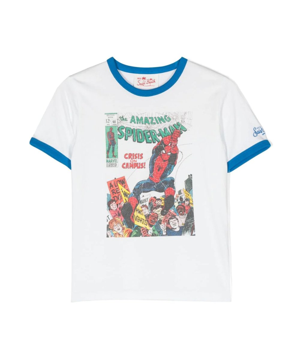 T-Shirt Bambino con Stampa Grafica Supereroe