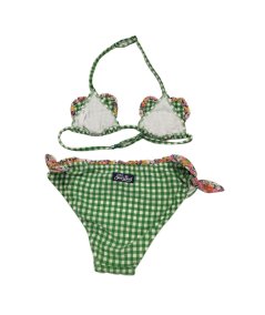 Costume Bambina Bikini Heart St.liberty a Quadretti