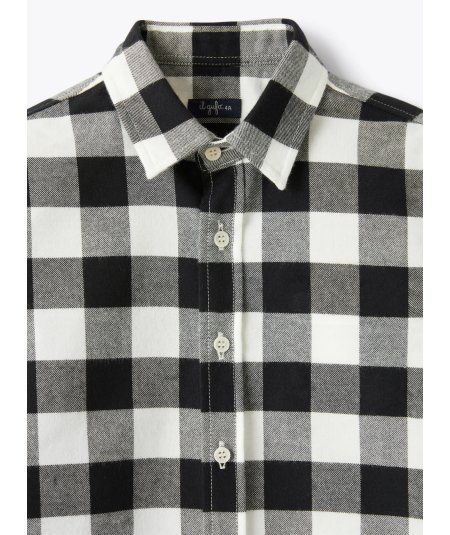 Camicia  Bambino Maniche Lunghe in Flanella Check