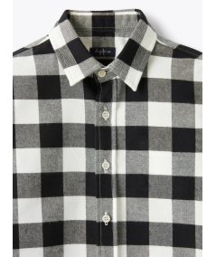 Camicia  Bambino Maniche Lunghe in Flanella Check