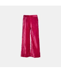 Pantalone da Bambina in Ciniglia Plissettata