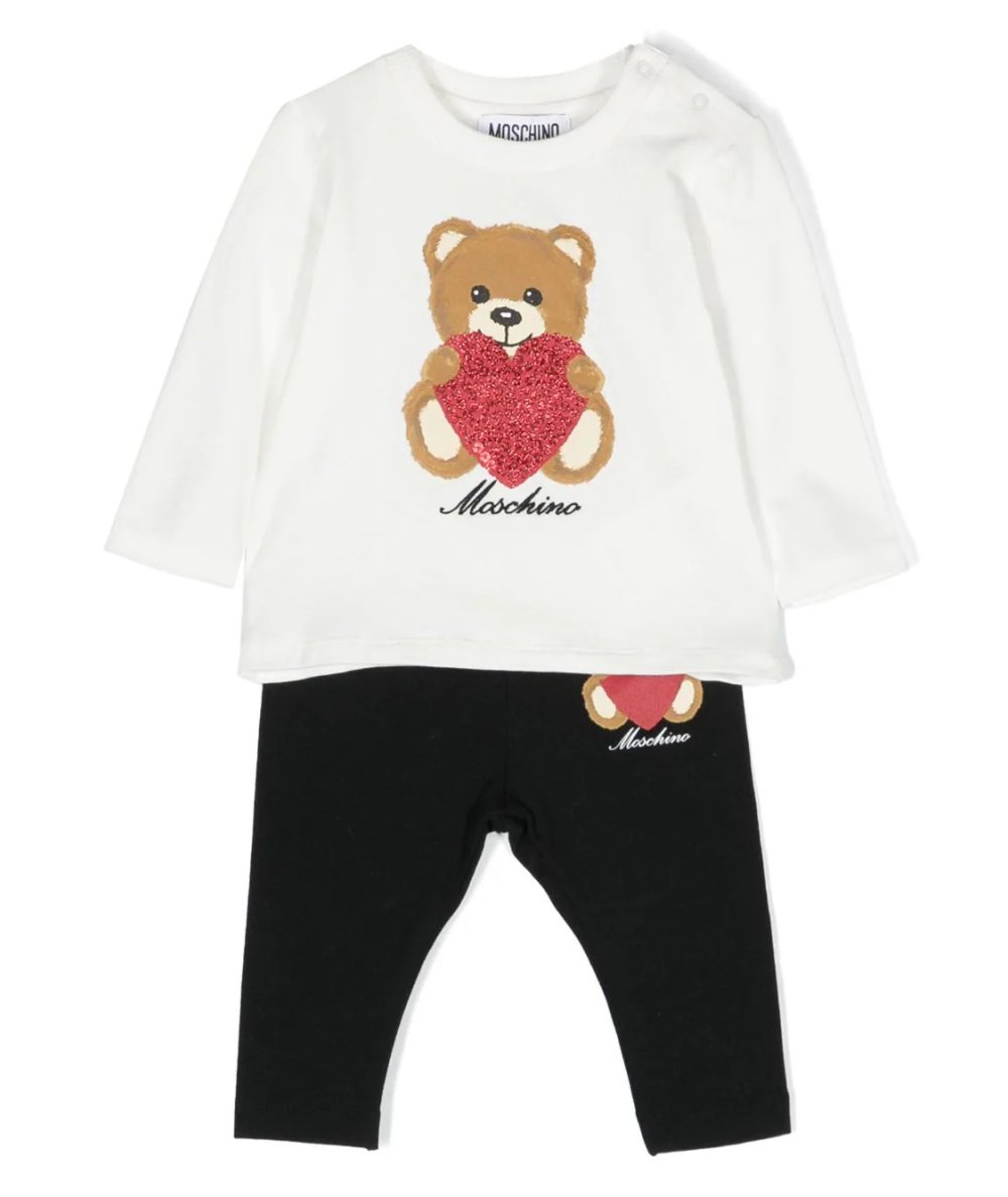 Tuta Sportiva Bambina con Stampa Teddy Bear