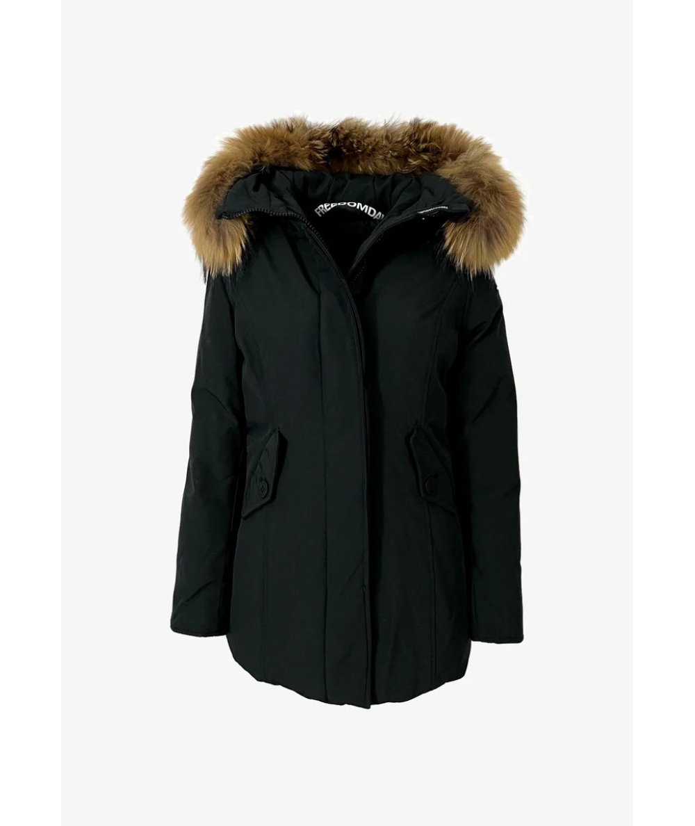 Cappotto Parka con Cappuccio Pelo Losanna Bambina