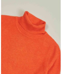 Maglione a Collo Alto Bambino in Misto Lana