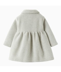 Cappotto in Pile Bambina Couture Grigio