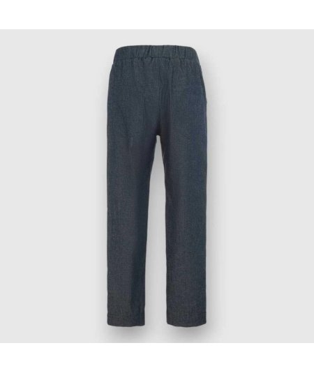 Pantalone Lungo in Chambray Bambino