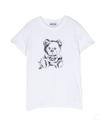 T-shirt Girocollo Manica Corta Stampa Teddy Toy Unisex