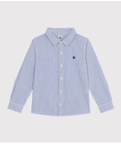 Camicia Popeline Righe Bambino