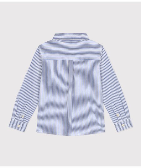 Camicia Popeline Righe Bambino