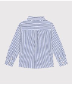 Camicia Popeline Righe Bambino