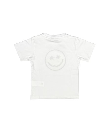 T-Shirt in Jersey con Stampa Grafica Smile Bambino