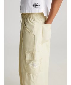 Pantalone Lungo Cargo Gamba Larga Bambina