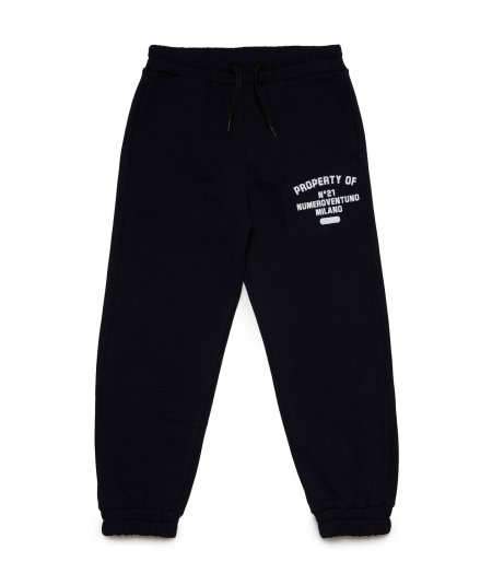 Pantalone Jogger in Felpa con Logo Bambino