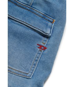 Pantalone Corto in Denim Cargo Bambino