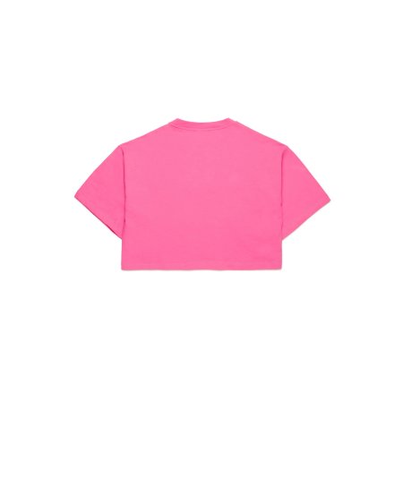 T-shirt Girocollo Manica Corta in Jersey Bambina