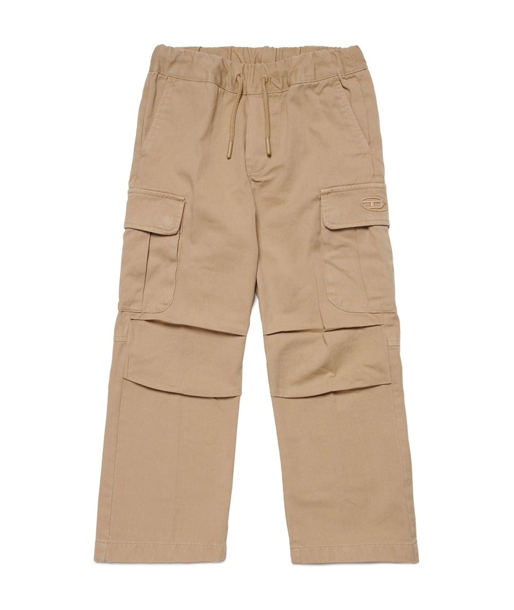 Pantalone Lungo Cargo in Gabardina Bambino