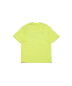 T-shirt Girocollo Manica Corta Fluo con Logo Unisex