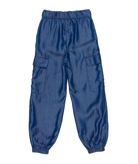 Pantalone Cargo con Coulisse Bambina