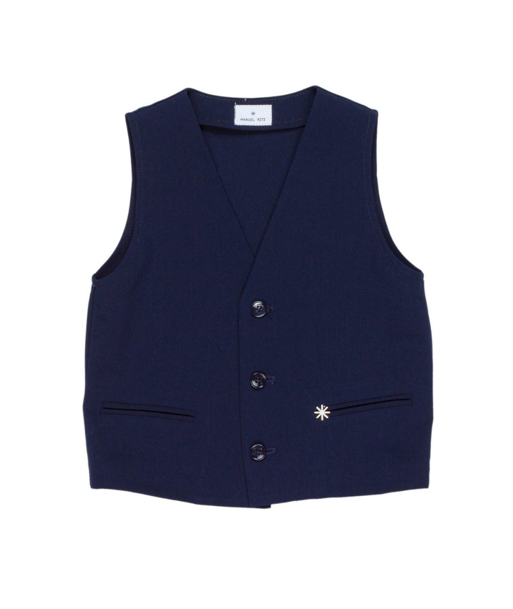 Gilet Elegante con Scollatura  a V Bambino