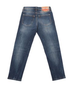 Jeans in Denim D-Lucas con Sfumature Bambino