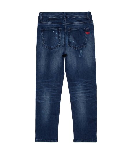 Jeans Bambino Straight Scuro Sfumato 2020 D-Viker