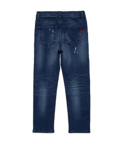 Jeans Bambino Straight Scuro Sfumato 2020 D-Viker