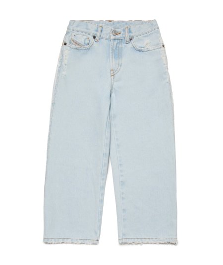 Jeans Bambina Flare Chiaro con Abrasioni 2004