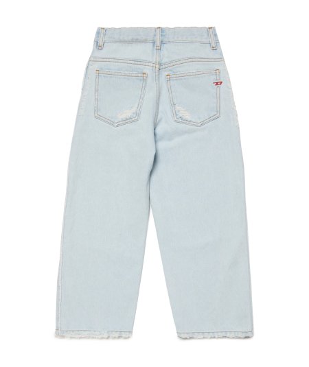 Jeans Bambina Flare Chiaro con Abrasioni 2004