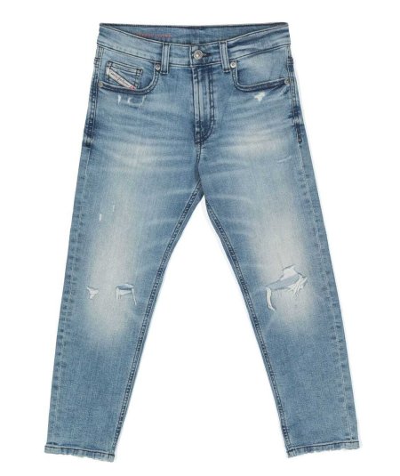 Jeans in Denim D- Lucas di cotone con Sfumature Bambino