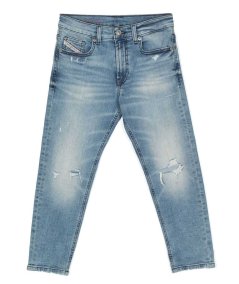 Jeans in Denim D- Lucas di cotone con Sfumature Bambino