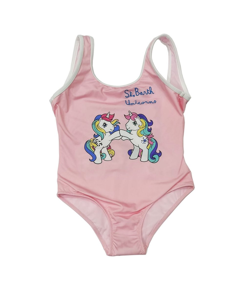 Costume Intero con Unicorni Bambina