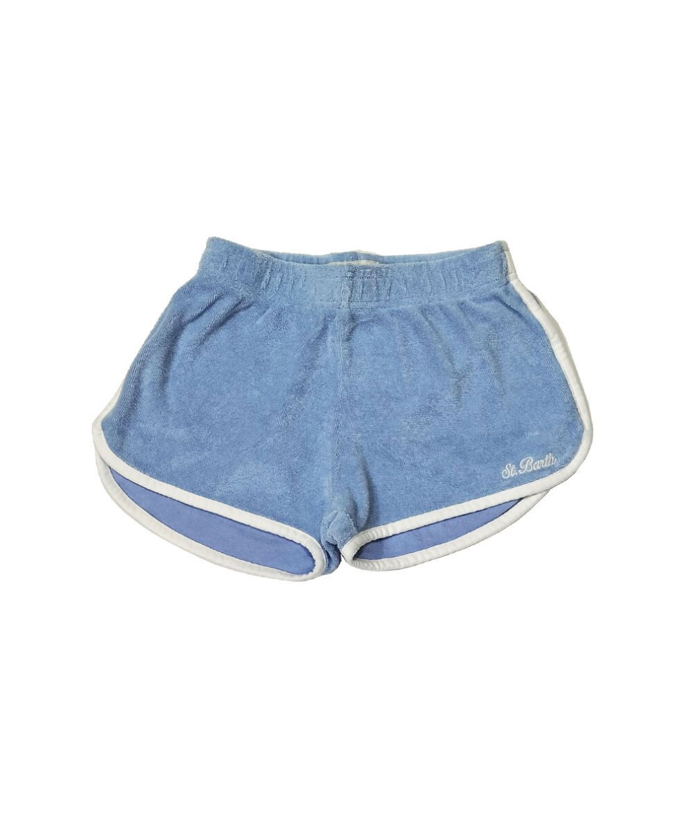 Pantaloncini Corti Pull Up da bambina in Spugna