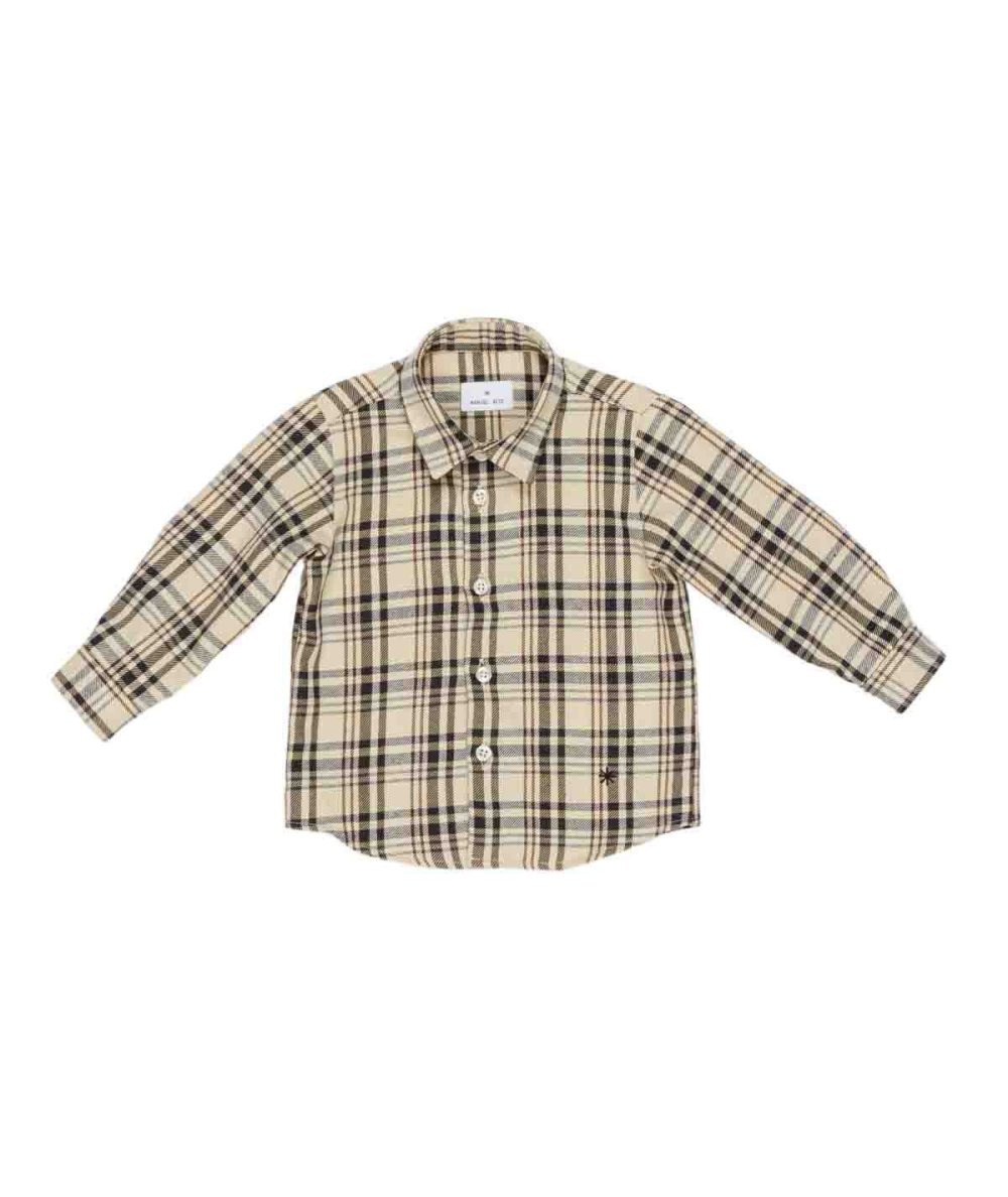 Camicia Manica Lunga Bambino Fantasia Tartan