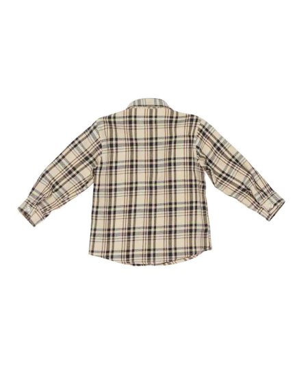 Camicia Manica Lunga Bambino Fantasia Tartan