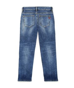 Jeans Straight Blu Medio con Rotture - 2020 D-Viker Bambino