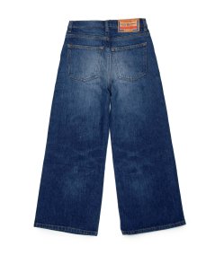 Jeans Straight Blu Medio con Strappi - 1996 D-Sire Bambina