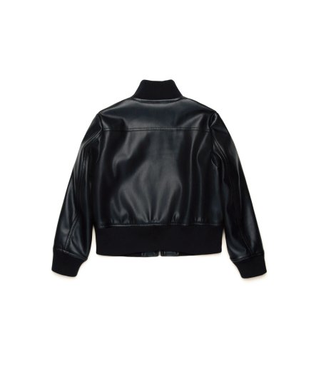 Giacca Bomber in Similpelle Bambina