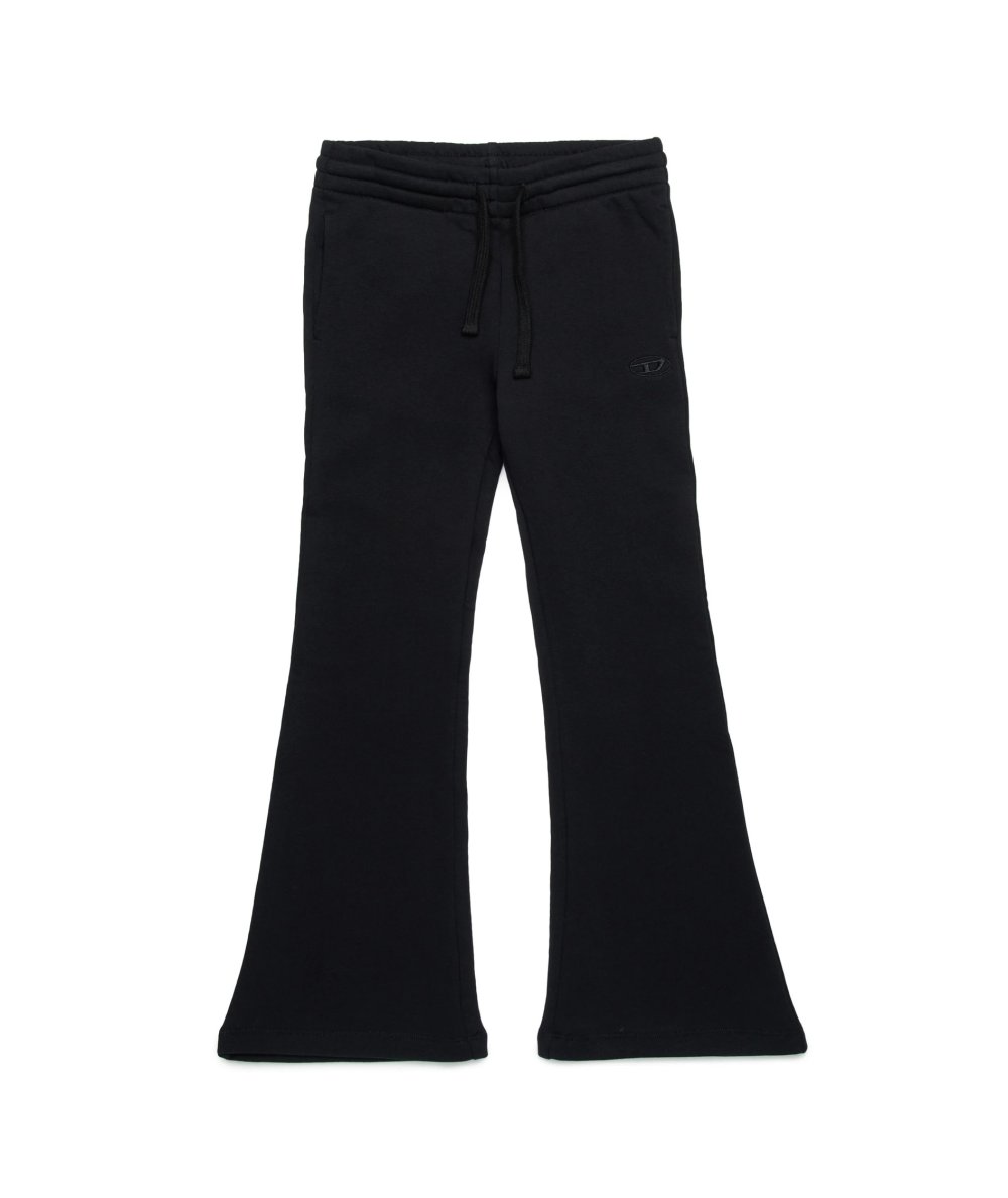 Pantalone Bootcut in Felpa con Logo Oval D Bambina