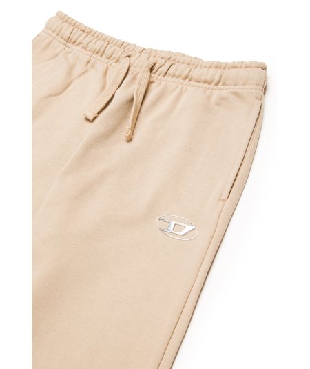 Pantalone Jogger in Felpa con Logo Oval D Bambino